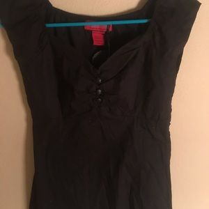 Hot Topic Zip up sexy top